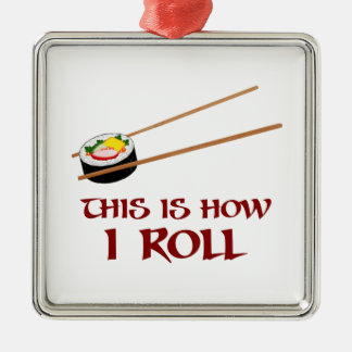 Adorno Metálico Éste es cómo rollo de sushi de I