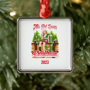 Adorno Metálico Este país Gil Love Navidades