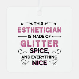 Adorno Metálico Esteticista