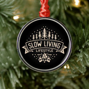 Adorno Metálico Estilo de vida lento