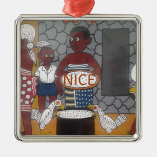 Adorno Metálico Estilo de vida tradicional africano