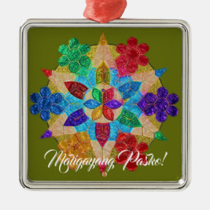 Adorno Metálico Estilo filipino elegante del Parol, FilAm,