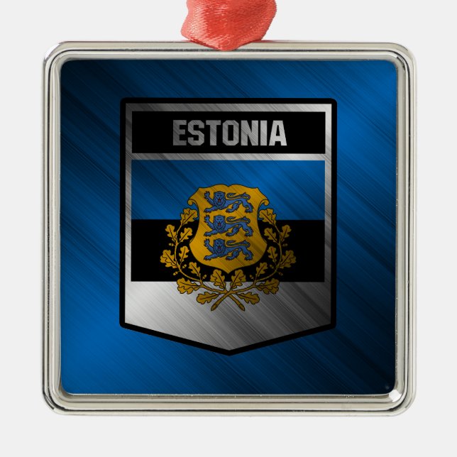 Adorno Metálico Estonia (Frente)