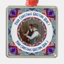 Estrella de Navidad Personalizada Jolly Blue Tarje