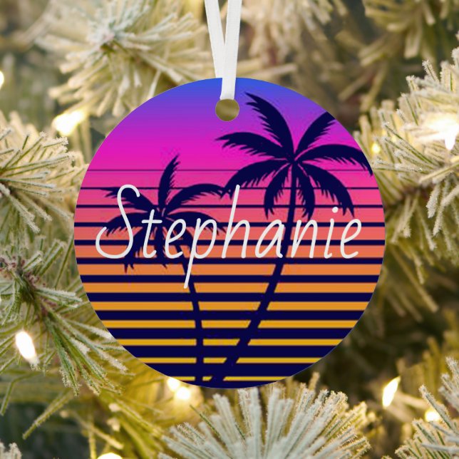 Adorno Metálico Estrella de sol retro personalizada (in situ)