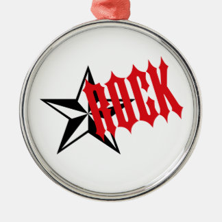 Adorno Metálico Estrella del rock