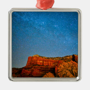 Adorno Metálico Estrellas y rock rojo