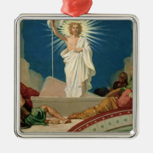 Adorno Metálico Estudio para la resurrección de Cristo, 1860