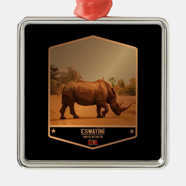 Adorno Metálico Eswatini (Frente)