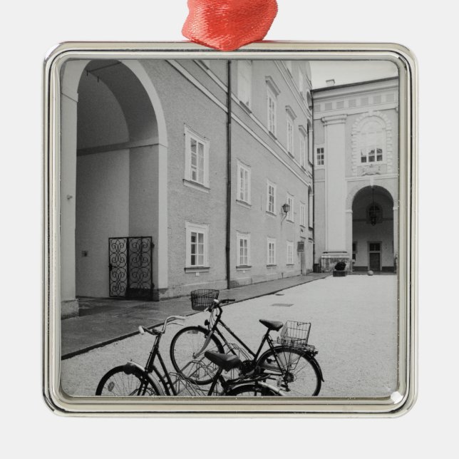 Adorno Metálico Europa, Austria, Salzburgo. Bicicletas en (Frente)