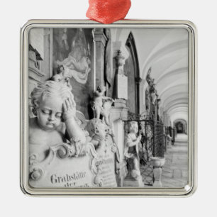 Adorno Metálico Europa, Austria, Salzburgo. Cherub y monumento