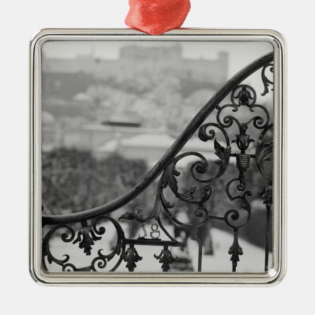 Adorno Metálico Europa, Austria, Salzburgo. Vista de la Ciudad Ant (Frente)