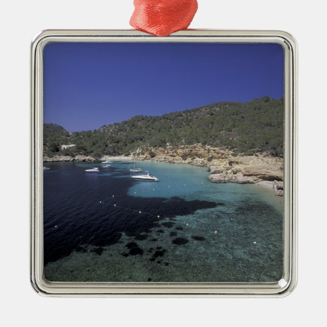 Adorno Metálico Europa, España, Baleares, Ibiza, Cala Salada. (Frente)