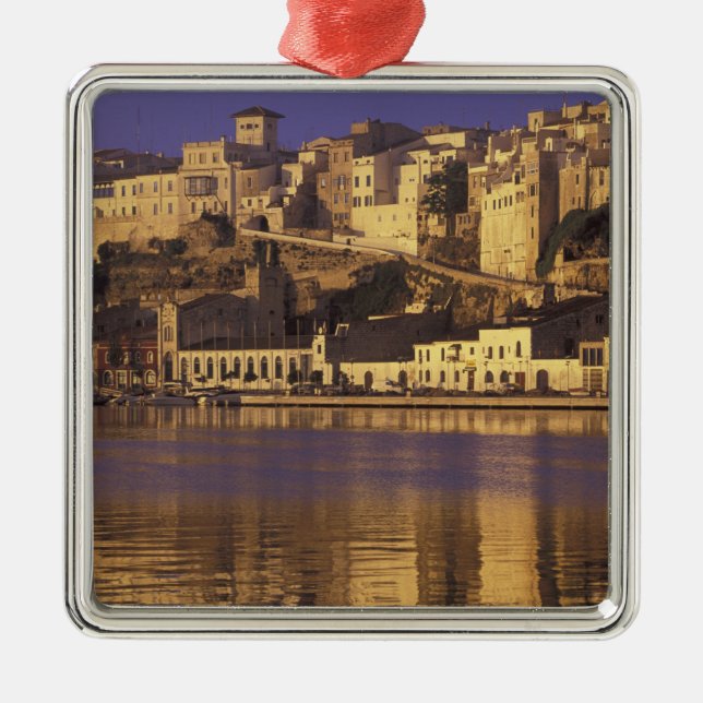 Adorno Metálico Europa, España, Baleares, Menorca, Mao. Amanecer (Frente)