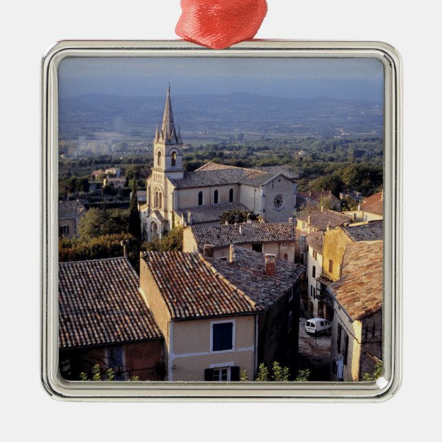 Adorno Metálico Europa, Francia, Bonnieux. Cae la luz del sol (Frente)