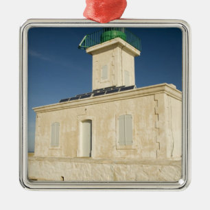Adorno Metálico Europa, Francia, Córcega, Isla Roja. Faro