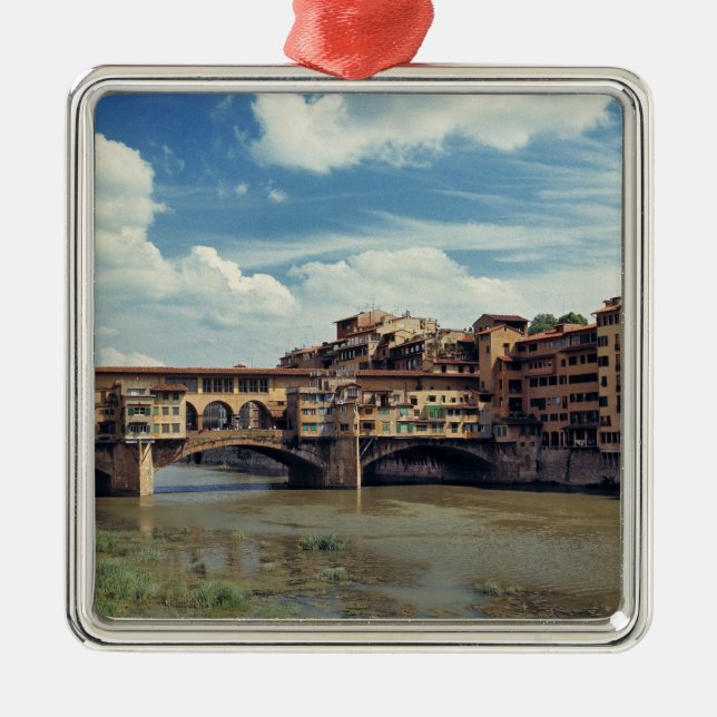 Adorno Metálico Europa, Italia, Florencia. El Ponte Vecchio (Frente)