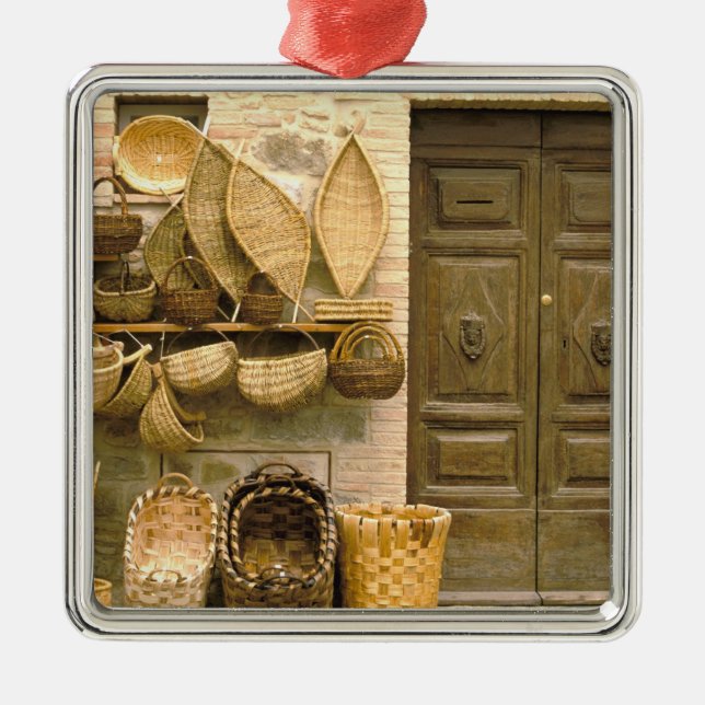 Adorno Metálico Europa, Italia, Toscana, Montalcino.Canasta (Frente)
