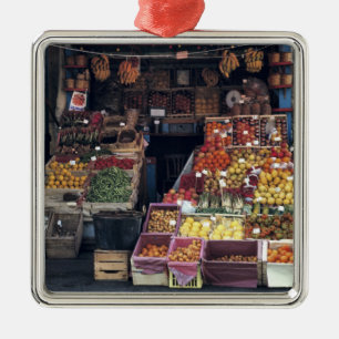 Adorno Metálico Europa, Italia, Venecia. Frutos y