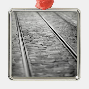 Adorno Metálico Europa, Suiza, Berna. Pistas de tranvía, 2