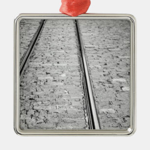 Adorno Metálico Europa, Suiza, Berna. vías de tranvía,