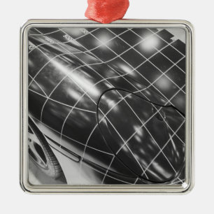 Adorno Metálico Europa, Suiza, Ginebra. Salón del Automóvil de Gin