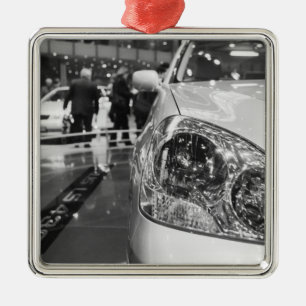 Adorno Metálico Europa, Suiza, Ginebra. Salón del Automóvil de Gin
