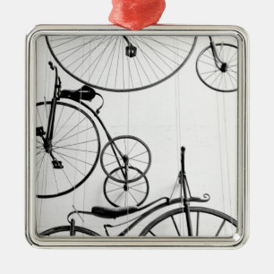 Adorno Metálico Europa, Suiza, Lucerna. Exposición de bicicletas,
