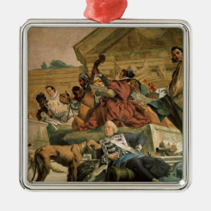 Adorno Metálico Europa, uno de los cuatro continentes