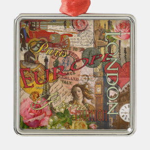 Adorno Metálico Europa Viaja Viajes Viajes Viajes Europa París Fra