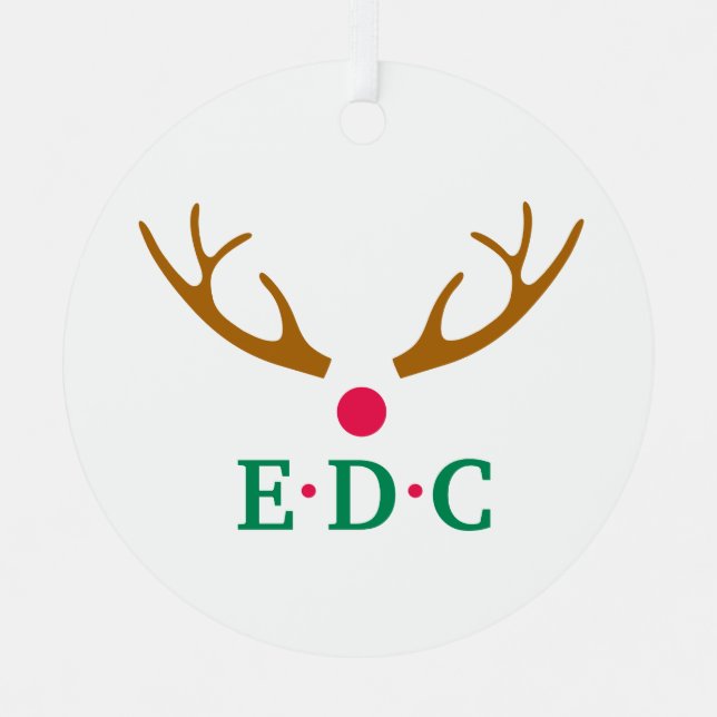 Adorno Metálico Every Day is Christmas Metal Ornament (Anverso)