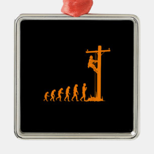 Adorno Metálico Evolución Única De Guay Del Regalo Electricista 