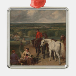 Adorno Metálico Exercising the Royal Horses (Equine Art)