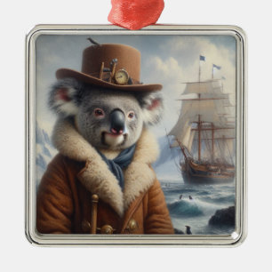 Adorno Metálico Explorador del Ártico de Koala