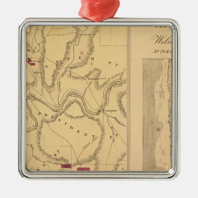 Adorno Metálico Explotación minera y referencia Co de Humboldt (Frente)