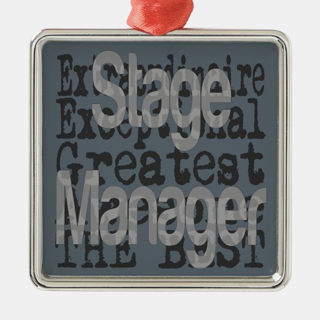 Adorno Metálico Extraordinaria de administrador de escenarios (Frente)