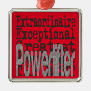 Adorno Metálico Extraordinaria de Powerlifter