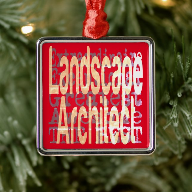 Adorno Metálico Extraordinaria del arquitecto paisajista (Árbol)