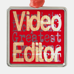 Adorno Metálico Extraordinaria del editor de vídeo