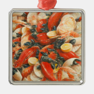 Adorno Metálico Extravagancia 2010 de los mariscos