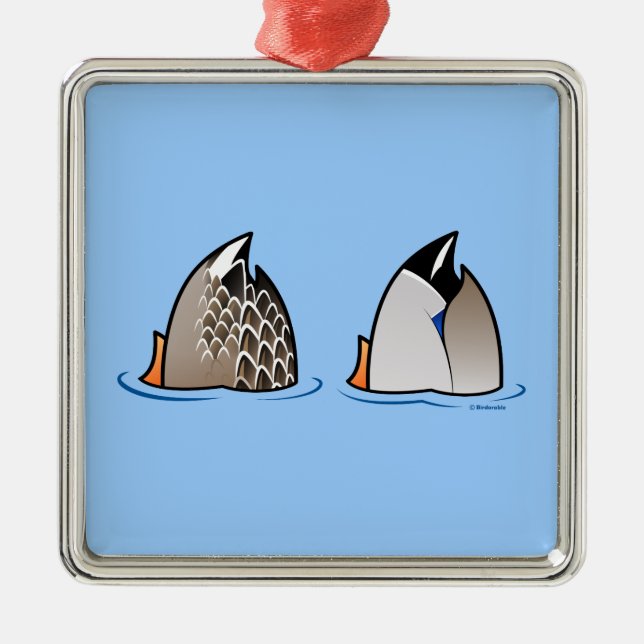 Adorno Metálico Extremos del pato (Frente)