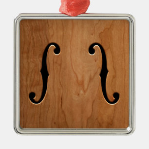 Adorno Metálico F-Agujeros - wg