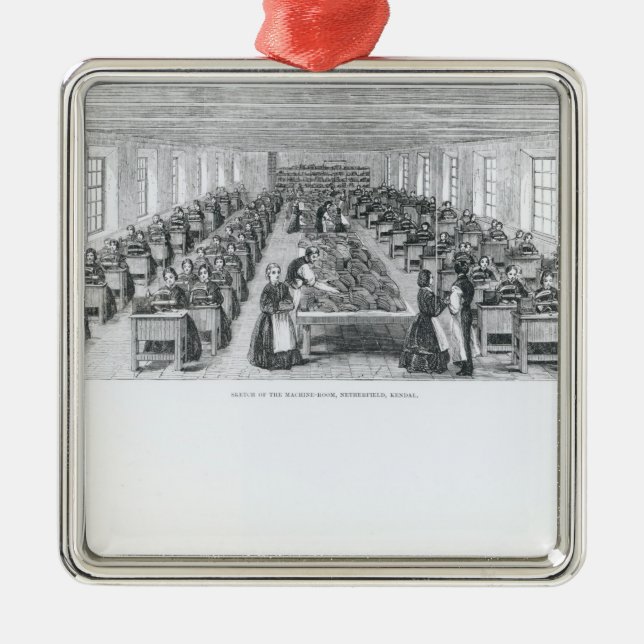 Adorno Metálico Fábrica de zapato (Frente)