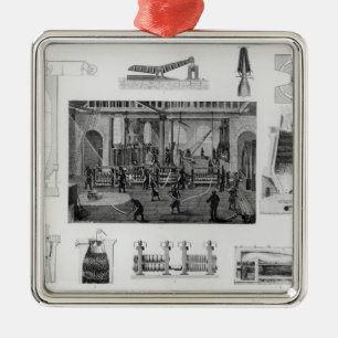 Adorno Metálico Fabricación de hierro con una visión general del h