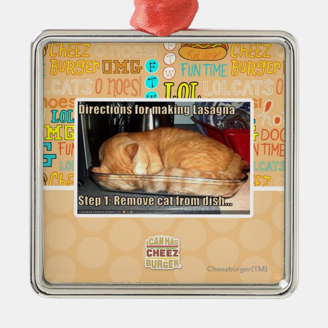 Adorno Metálico Fabricación del lasagna (Frente)