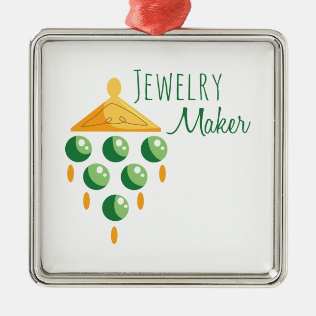 Adorno Metálico Fabricante de joyería (Frente)