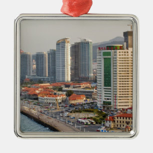 Adorno Metálico Fachada de la ciudad de Yantai, Shandong