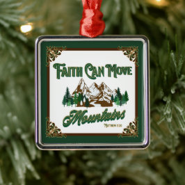 Adorno Metálico Faith Can Move Mountains Coffee Mug
