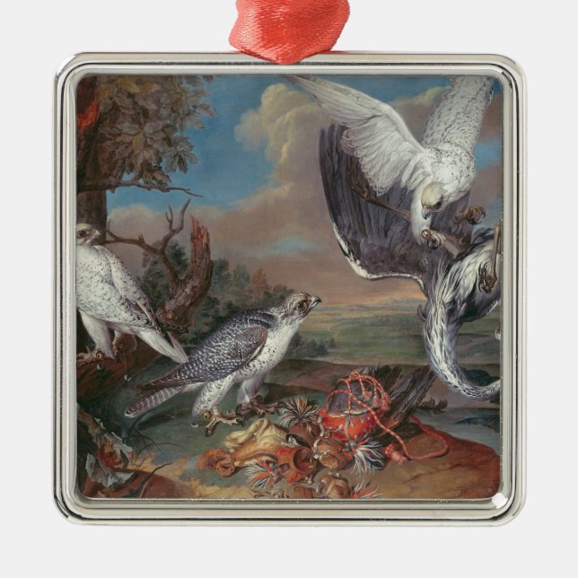 Adorno Metálico Falcons de Groenlandia Cyr (Frente)