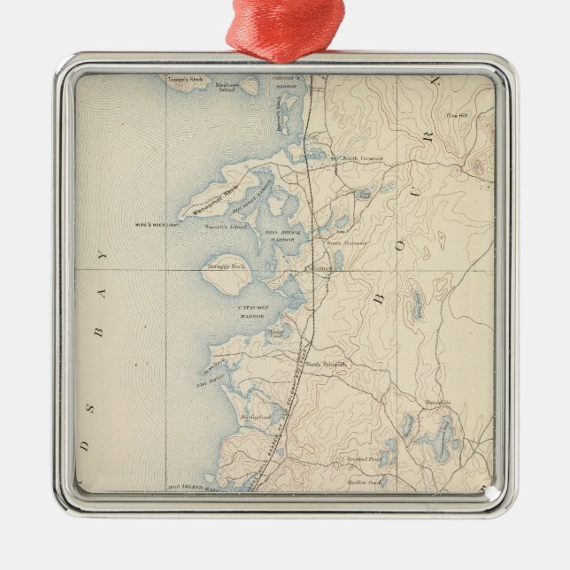 Adorno Metálico Falmouth, Massachusetts (Frente)